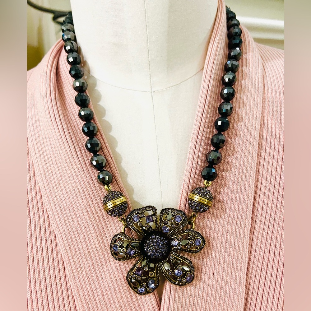 Heidi Daus Premier Attraction Anemone magnetic necklace